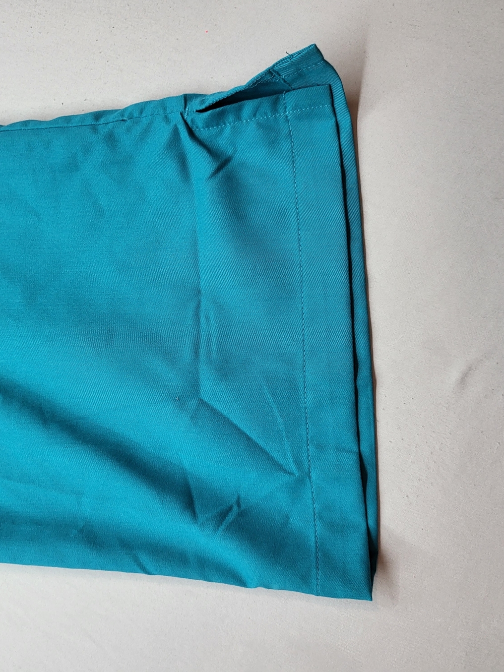 Barco Uniforms Wide-Leg Drawstring Pants in Teal Blue - Picture 8 of 10